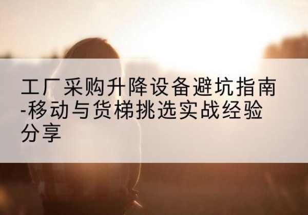 陕西移动式升降机怎么选-工厂采购升降设备避坑指南-移动与货梯挑选实战经验分享